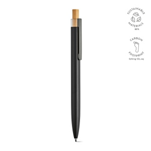 Stylo Tolkien en alu &amp; bambou, encre bleue 1km Dokumental® 3