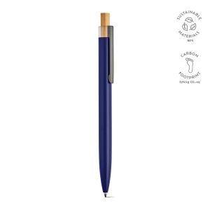 Stylo Tolkien en alu &amp; bambou, encre bleue 1km Dokumental® 14