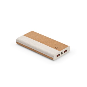 Batterie externe Archimedes en liège/paille, 15W, 10000mAh 3