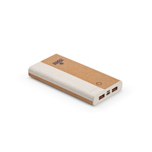 Batterie externe Archimedes en liège/paille, 15W, 10000mAh 12