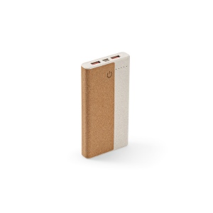 Batterie externe Archimedes en liège/paille, 15W, 10000mAh 7