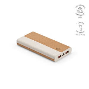 Batterie externe Archimedes en liège/paille, 15W, 10000mAh 2
