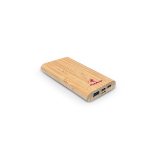 Batterie externe Pythagoras bambou, 15W, 10000mAh 4