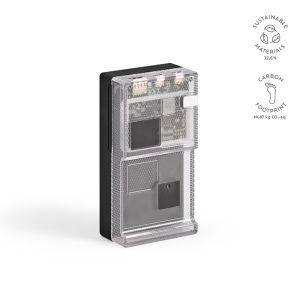 Batterie externe Elexa, rABS, 20000mAh, LED, 45W, charge PC 2