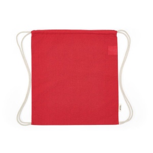 Sac à cordon Lhotse rCOTON 140 g/m². Cordon en coton recyclé 40