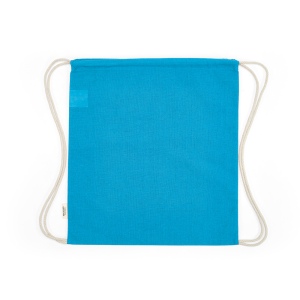 Sac à cordon Lhotse rCOTON 140 g/m². Cordon en coton recyclé 65