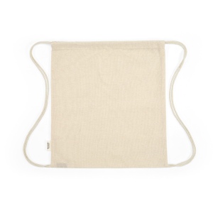 Sac à cordon Lhotse rCOTON 140 g/m². Cordon en coton recyclé 70