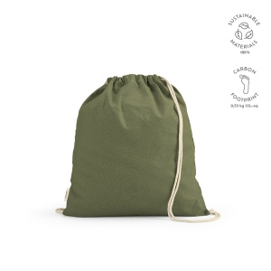 Sac à cordon Lhotse rCOTON 140 g/m². Cordon en coton recyclé 17