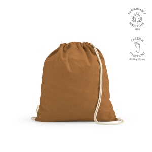 Sac à cordon Lhotse rCOTON 140 g/m². Cordon en coton recyclé 2