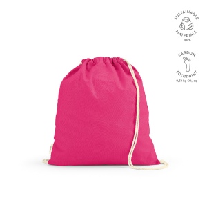 Sac à cordon Lhotse rCOTON 140 g/m². Cordon en coton recyclé 12