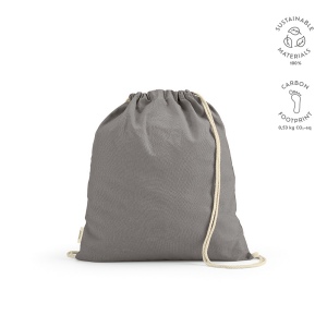 Sac à cordon Lhotse rCOTON 140 g/m². Cordon en coton recyclé 9
