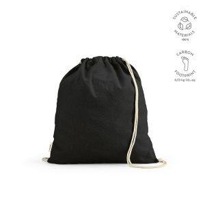 Sac à cordon Lhotse rCOTON 140 g/m². Cordon en coton recyclé 4