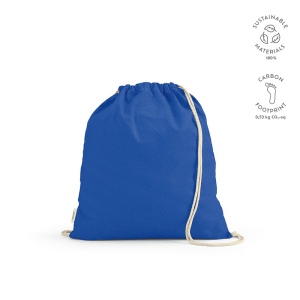 Sac à cordon Lhotse rCOTON 140 g/m². Cordon en coton recyclé 10