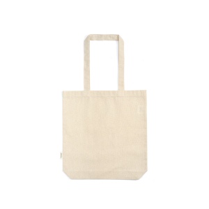 Sac shopping Elbrus rCOTON 220 g/m². Anses 65 cm, soufflet 50