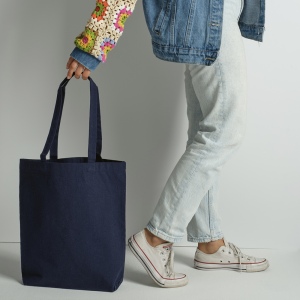 Sac shopping Elbrus rCOTON 220 g/m². Anses 65 cm, soufflet 64