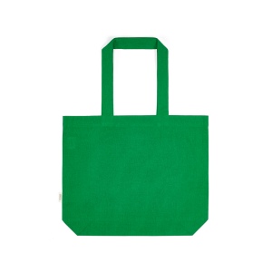 Sac shopping Blanc rCOTON 220 g/m². Anses 65 cm, soufflet 44