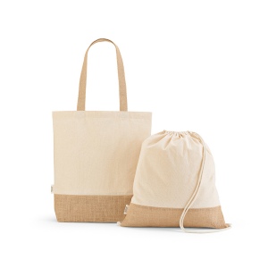 Sac shopping rCOTON Puncak  180 g/m² et jute 275 g/m² 10