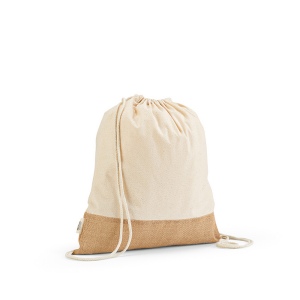 Sac à cordon Denali rCOTON 180 g/m² et jute 275 g/m² 3