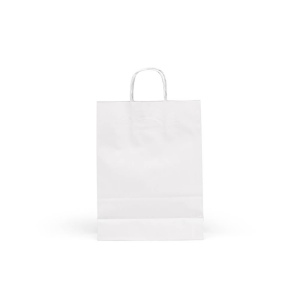 Sac kraft Etna M blanc  90g/m². Fabriqué au Portugal 4