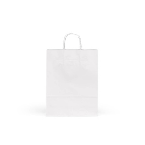 Sac kraft Etna M blanc  90g/m². Fabriqué au Portugal 5