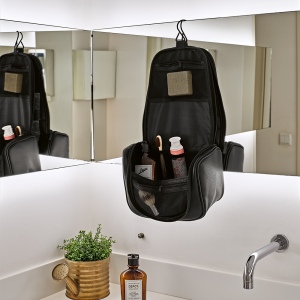 Trousse de toilette Shanghai 5L en rPU, poignée et crochet 20