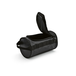 Trousse de toilette Riga 5,7L rPET, forme cylindre, poignée 20