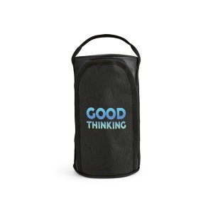 Trousse de toilette Riga 5,7L rPET, forme cylindre, poignée 10