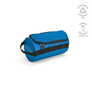 Trousse de toilette Riga 5,7L rPET, forme cylindre, poignée 3
