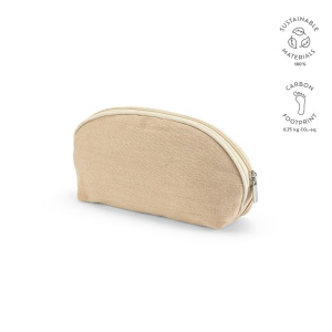 Trousse de toilette Dehli 1,5L en jute 260g, avec fermeture Zip 2