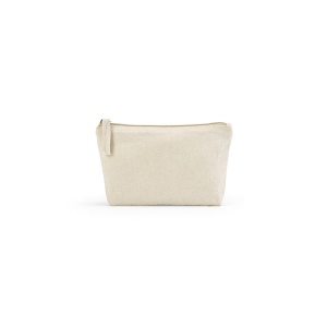 Trousse Cairo S. 1,1L en coton recyclé 320g, fermeture Zip 3