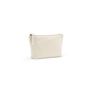 Trousse Cairo S. 1,1L en coton recyclé 320g, fermeture Zip 5