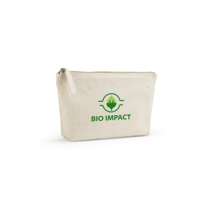 Trousse Cairo M. 2,1L en coton recyclé 320g, fermeture Zip 6