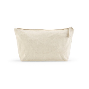 Trousse Cairo L. 3,9L en coton recyclé 320g, fermeture Zip 4