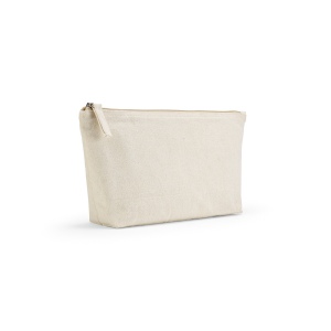Trousse Cairo L. 3,9L en coton recyclé 320g, fermeture Zip 6