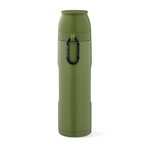 Thermos Flinders inox 1080&amp;#8239;ml. 2 gobelets et mousqueton 17