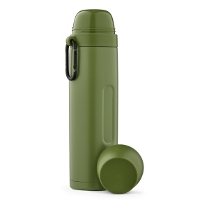 Thermos Flinders inox 1080&amp;#8239;ml. 2 gobelets et mousqueton 27