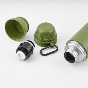 Thermos Flinders inox 1080&amp;#8239;ml. 2 gobelets et mousqueton 42