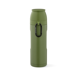 Thermos Loire inox 810&amp;#8239;ml. 2 gobelets et mousqueton 17