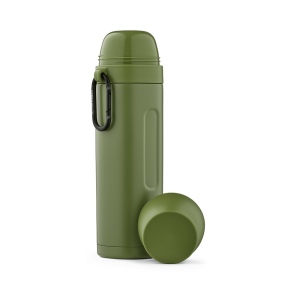 Thermos Loire inox 810&amp;#8239;ml. 2 gobelets et mousqueton 26