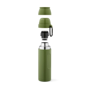 Thermos Loire inox 810&amp;#8239;ml. 2 gobelets et mousqueton 36