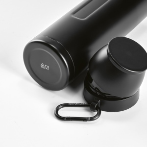 Thermos Loire inox 810&amp;#8239;ml. 2 gobelets et mousqueton 63