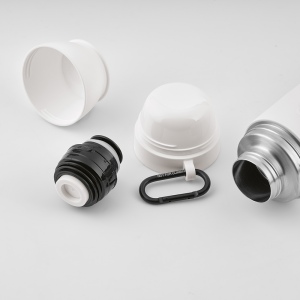 Thermos Loire inox 810&amp;#8239;ml. 2 gobelets et mousqueton 67