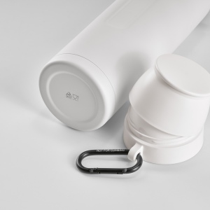 Thermos Loire inox 810&amp;#8239;ml. 2 gobelets et mousqueton 69