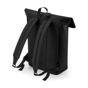 Sac à dos avec rabat roll-top en polyuréthane mat 5