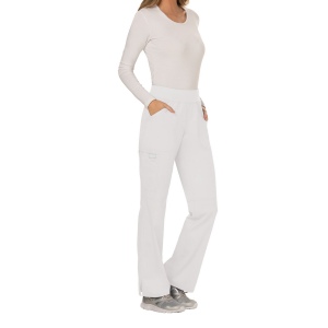 Pantalon cargo à taille moyenne à enfiler femme 25