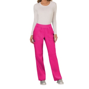 Pantalon cargo à taille moyenne à enfiler femme 5