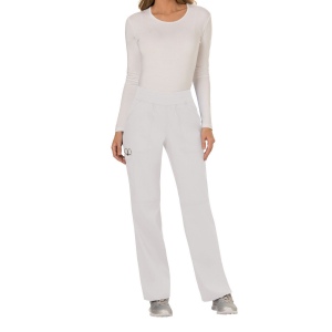 Pantalon cargo à taille moyenne à enfiler femme 9