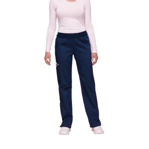 Pantalon cargo à taille moyenne à enfiler femme 6