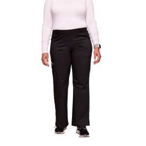 Pantalon cargo à taille moyenne à enfiler femme 2