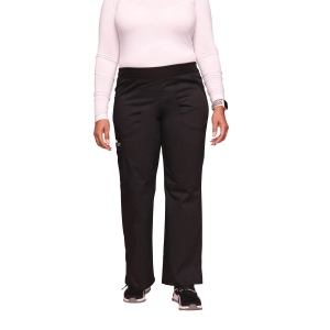 Pantalon cargo à taille moyenne à enfiler femme